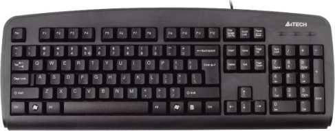 TASTATURA A4TECH, "KB720", cu fir, 104 taste format standard , USB, negru, "KB-720-USB" (timbru verde 0.8 lei)