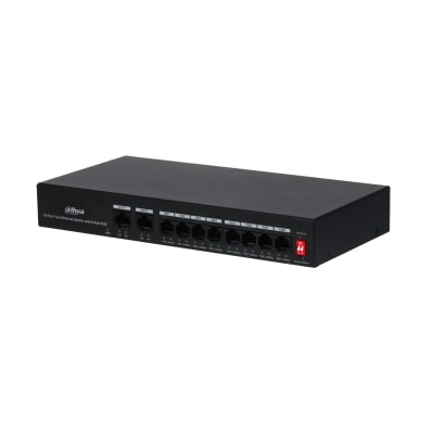 Switch Dahua PoE switch PFS3010-8ET-65 8-port unmanaged "PFS3010-8ET-65" (timbru verde 2 lei)