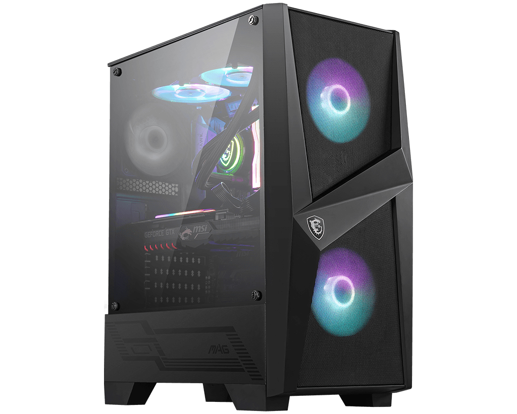 Carcasa MSI MAG FORGE 100R, tower case (black, tempered glass) "306-7G03R21-809" (timbru verde 0.16 lei)