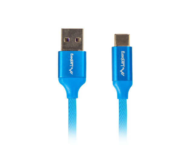 Cablu USB-C(M) USB-A(M) 2.0 1,8 m albs "CA-USBO-22CU-0018-BL" (timbru verde 0.08 lei)