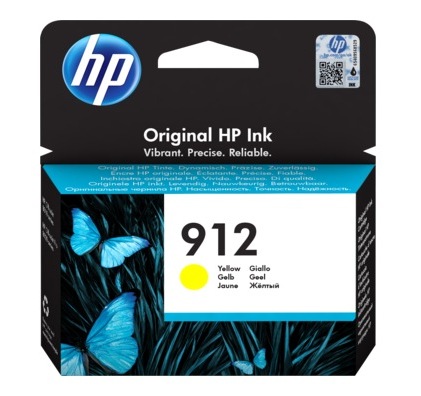 Cartus Cerneala Original HP Yellow, nr.912, pentru OfficeJet 8013|8023, 0.315K, (timbru verde 0.15 lei), "3YL79AE"