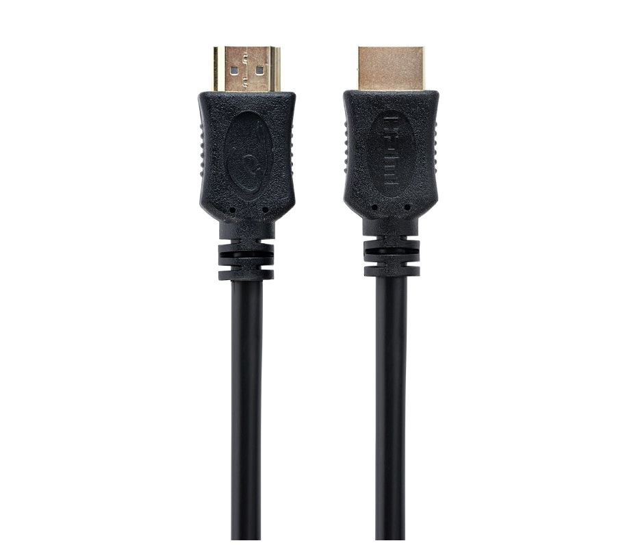 CABLU video SPACER, HDMI (T) la HDMI (T), 1m, conectori auriti, rezolutie maxima 4K (3840 x 2160) la 60 Hz, negru, "SPC-HDMI4L-1M" (timbru verde 0.18 lei)