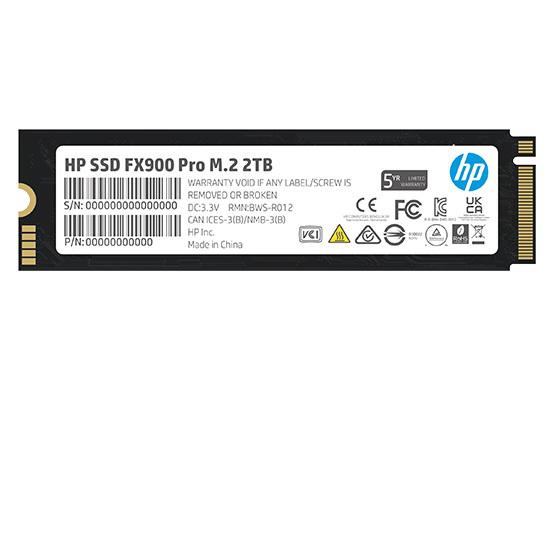 SSD HP FX900, 2TB, M.2, PCIe Gen3.0 x4, 3D Nand, R/W: 3150/2600 MB/s, "4A3U1AA#ABB"