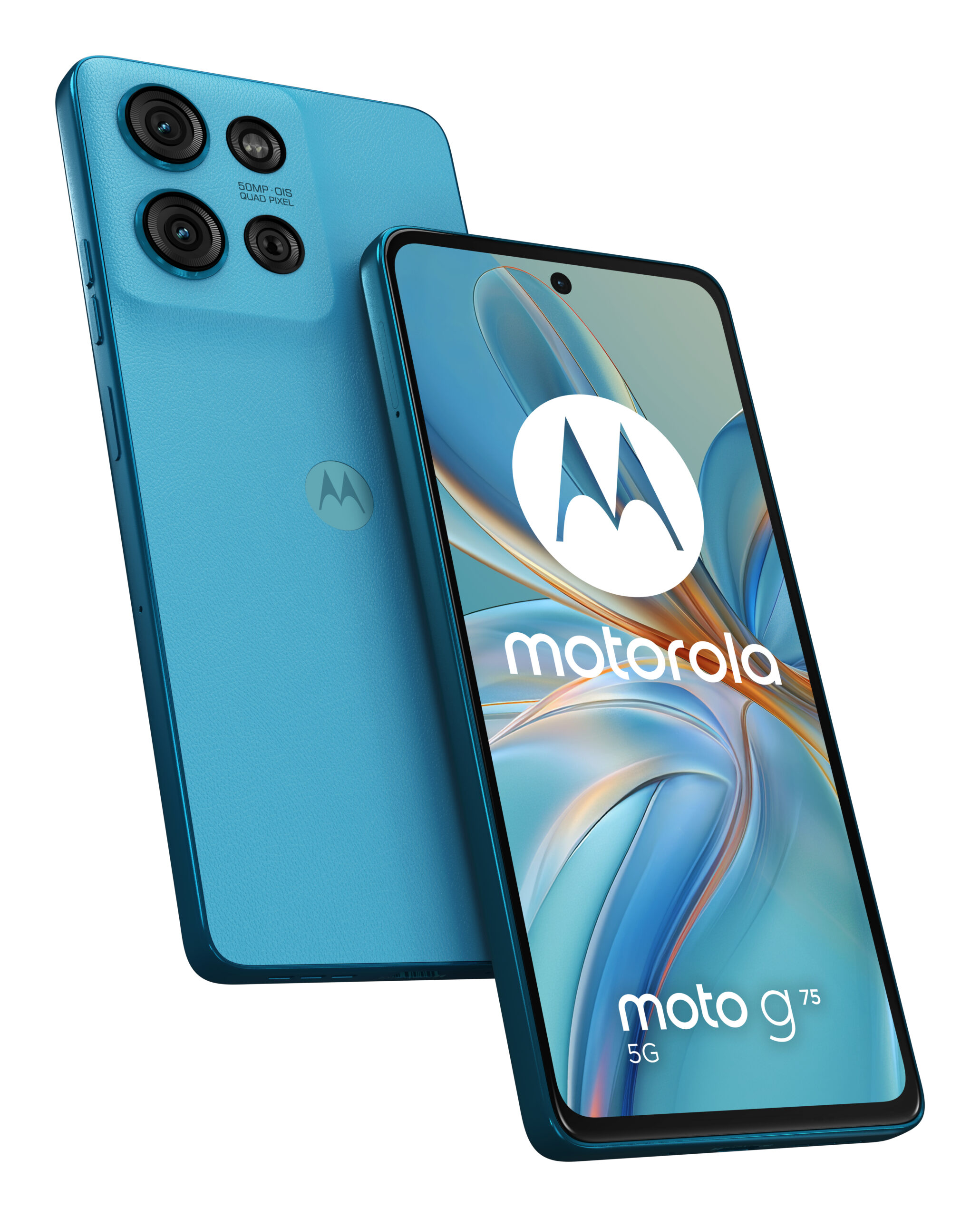 Moto G75, 256GB, 8GB RAM, Dual SIM, 5G, Tri-Camera, Aqua Blue "PB3Y0007PL" (timbru verde 0.45 lei)