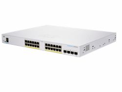 SWITCH CISCO, Gigabit x 24, SFP x 4, managed, rackabil, "CBS350-24FP-4X-EU" (timbru verde 2 lei)
