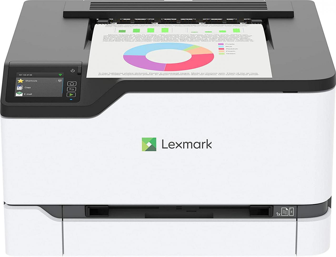Imprimanta Laser Color Lexmark C3426DW, A4, Functii: Impr., Viteza de Printare Monocrom: 30ppm, Viteza de printare color:30ppm, Conectiv:USB|Ret|WiFi, Duplex:Da, ADF:Nu(timbru verde 40 lei) "C3426DW"