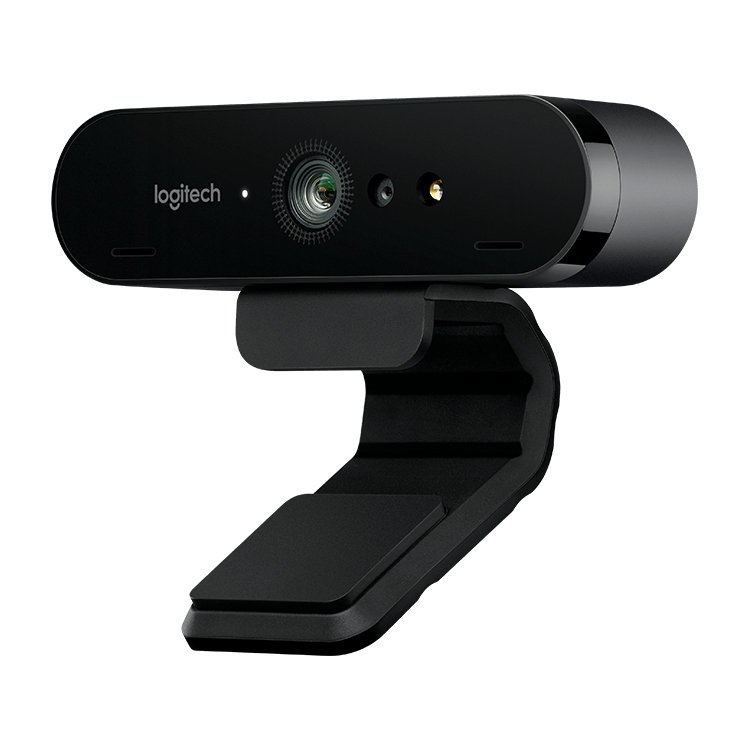 CAMERA web LOGITECH BRIO, 4K UHD rez 3840 x 2160, USB 3.0, microfon, negru, "960-001194" (timbru verde 0.18 lei)