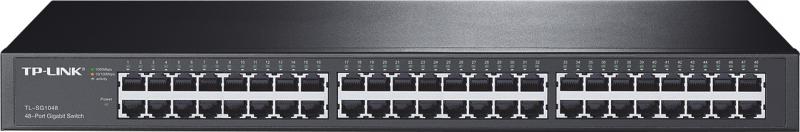 SWITCH TP-LINK 48 porturi Gigabit, carcasa metalica, rackabil "TL-SG1048" (timbru verde 2 lei)