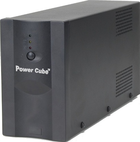 UPS GEMBIRD Line Interactive, 650VA/ 390W, AVR, 2 x socket IEC, indicatie status cu LED, 1 baterie 12V/7Ah, Backup: pana la 8 - 20 min., incarcare: pana la 12h, "UPS-PC-652A"i) (timbru verde 4 lei)