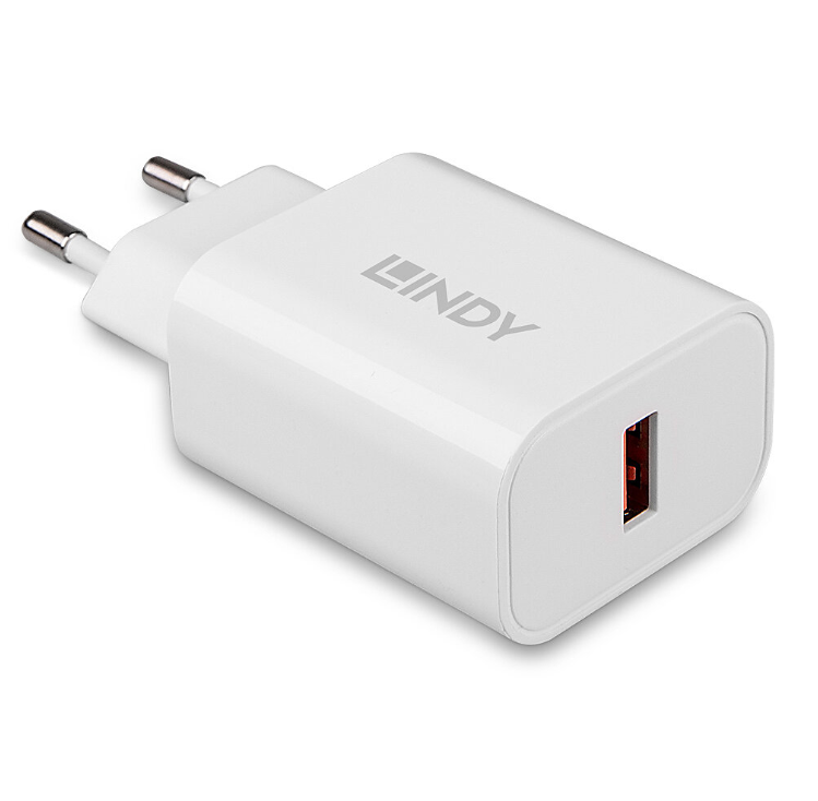 Incarcator Lindy USB Type-A 18W "LY-73412" (timbru verde 0.18 lei)