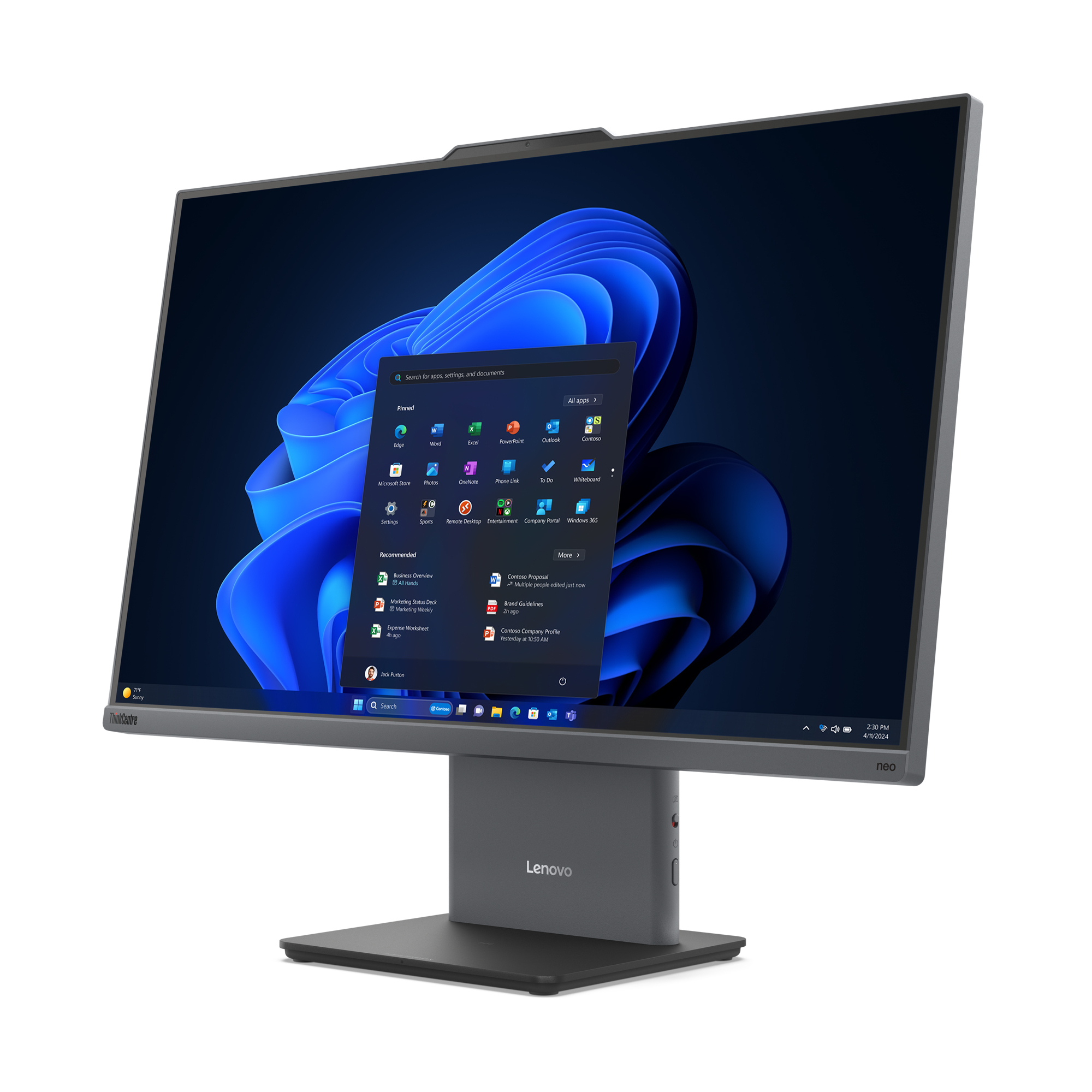 Desktop TC neo 50a 27 Gen 5 I513420H 16G 512G NOOS "12SA0011RI" - imagine 2