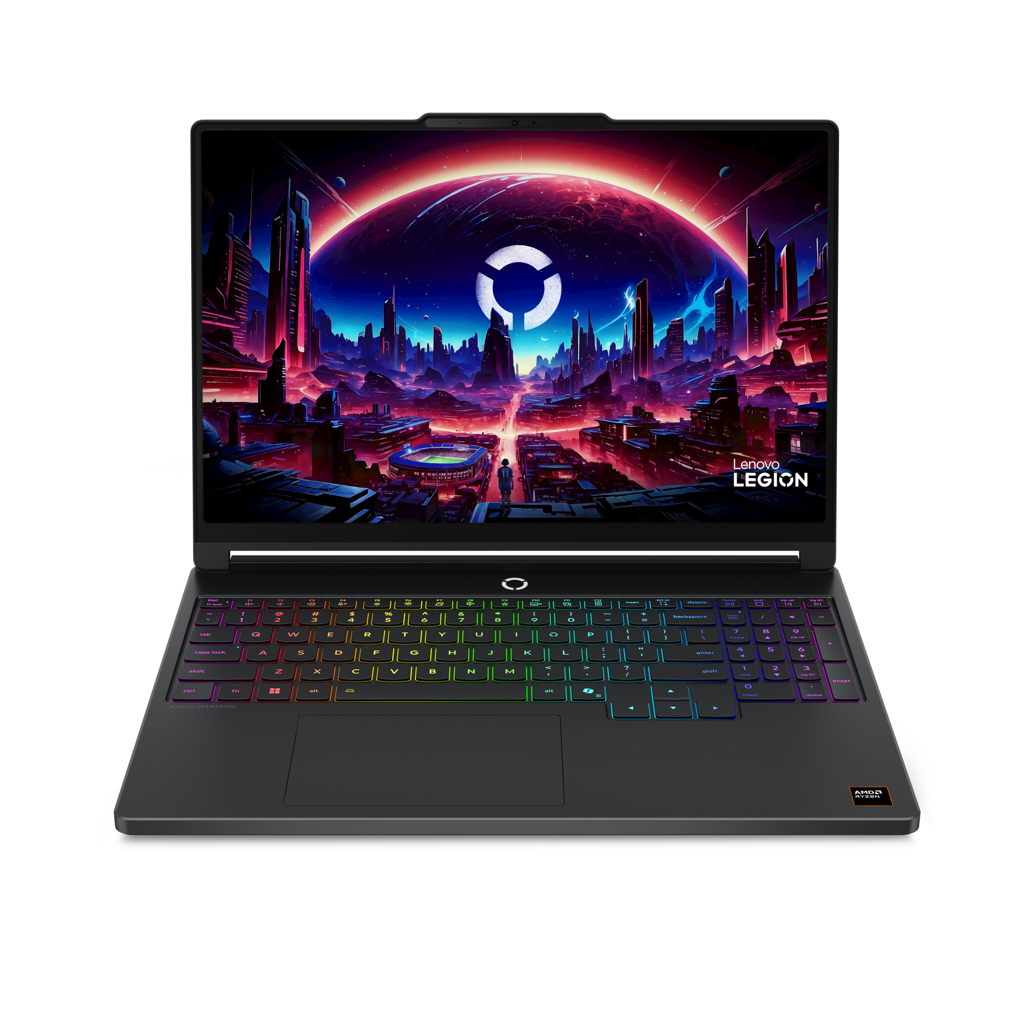 Gaming 15.3 Legion 5 15AHP11, WQXGA OLED 165Hz, Procesor AMD RyzenTM 7 250, 16GB DDR5, 1TB SSD, GeForce RTX 5060 8GB, No OS, Eclipse Black, 3Yr Onsite Premium Care "83Q70020RM" (timbru verde 3.5 lei)