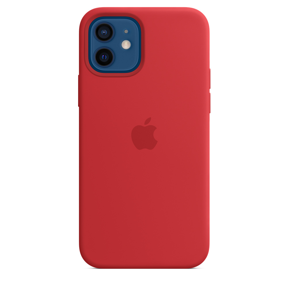 HUSA Smartphone Apple, pt iPhone 12 | iPhone 12 Pro, tip back cover (protectie spate) cu MagSafe, silicon, MagSafe, rosu, "mhl63zm/a"