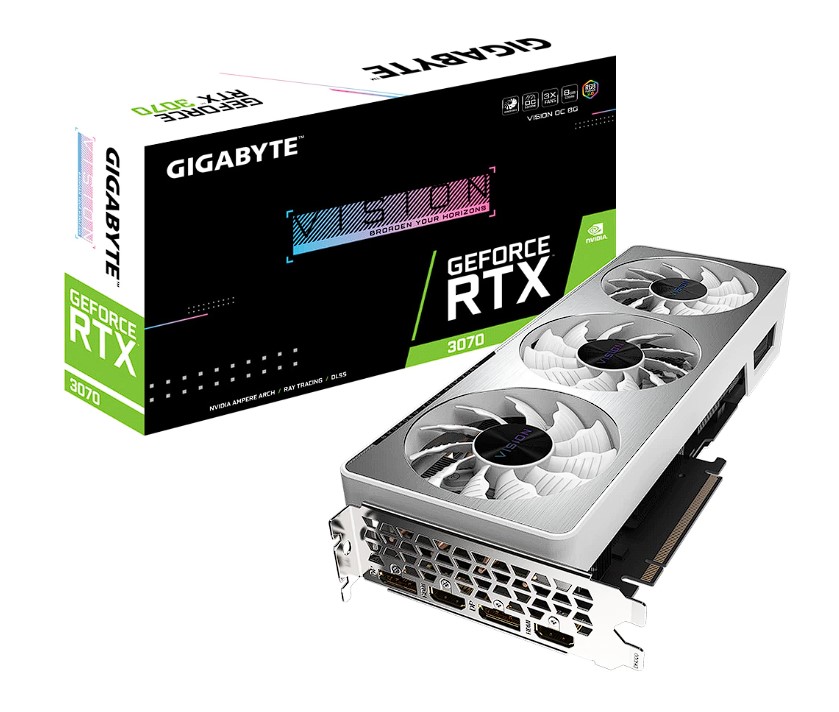 GB GeForce RTX 3070 VISION OC 8G 2.0 LHR, "N3070VISION OC-8G2"