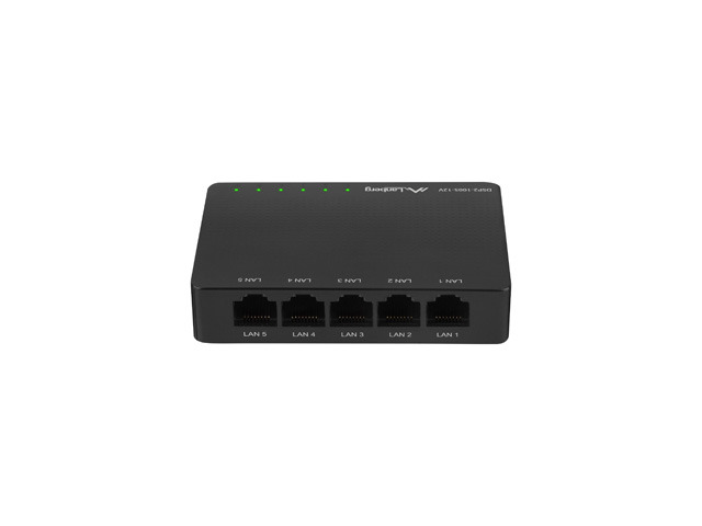Switch Lanberg DSP2-1005-12V 5x 1 Gb/s "DSP2-1005-12V" (timbru verde 2 lei)