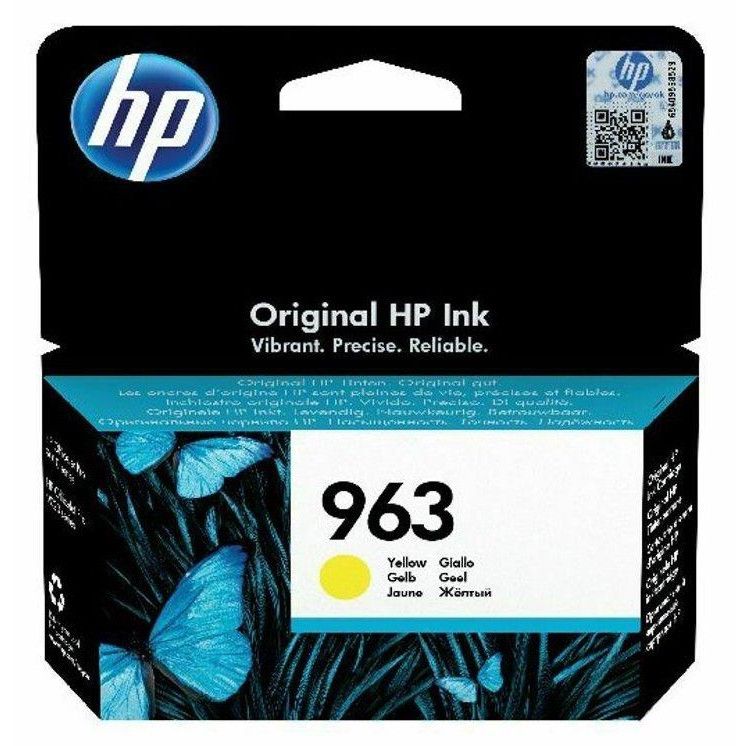 Cartus Cerneala Original HP Yellow, nr.963, pentru OfficeJet Pro 9010|9013|9014|9020|9023 , 700, (timbru verde 0.15 lei), "3JA25AE"