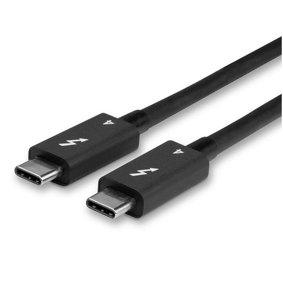 Cablu Lindy Thunderbolt 4, Length 1m, "LY-31120" (timbru verde 0.18 lei)