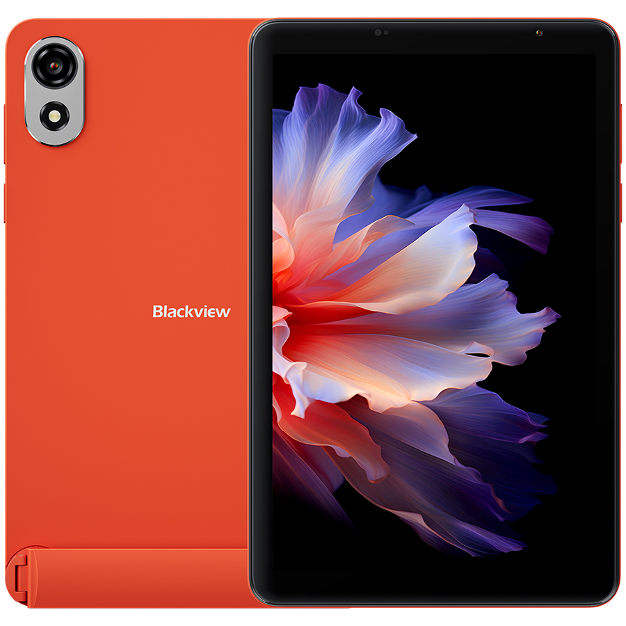 Blackview Zeno 1 LTE 4GB/64GB 8-inch HD IPS 800x1280 90Hz Unisoc T615 Octa-core 1.6GHz 8MP Front/8MP Back Camera Battery 6000mAh Type-C L1 NetflixHD TUV Android 15 Space Orange "ZENO1_OR64_EU" (timbru verde 0.9 lei)