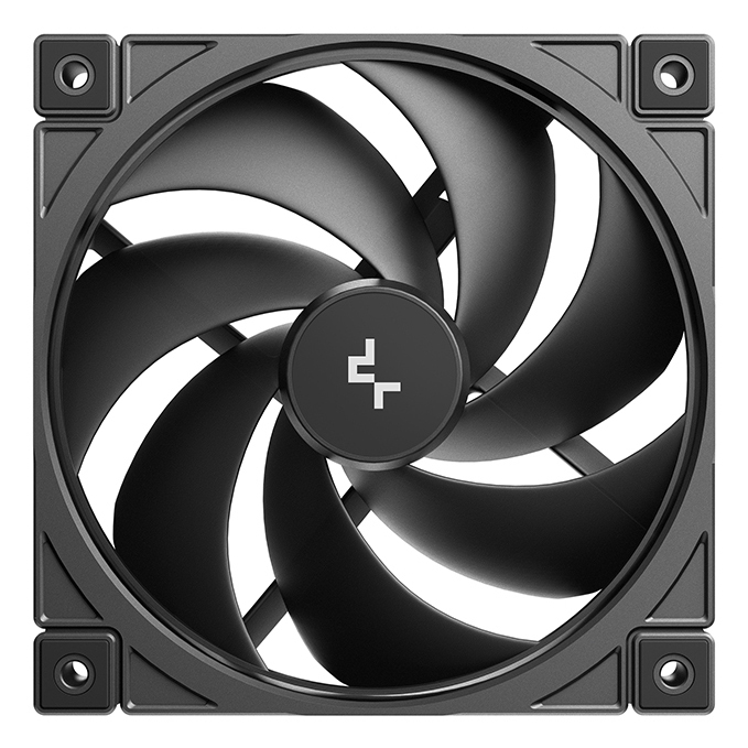 Ventilator DeepCool "FD12 V2", 120mm, 500 - 2500 RPM, hydro bearing, 79 cfm, 4-Pin PWM, negru, "R-FD12V2-BKNPN1-G" - imagine 2