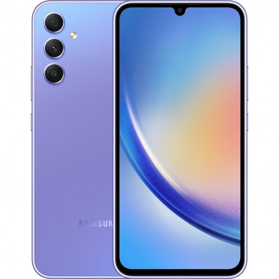 Telefon Samsung A34 A346 5G 8GB RAM 256GB Dual Sim Violet "PHT16727" (timbru verde 0.45 lei)