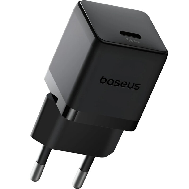INCARCATOR retea Baseus Palm, Quick Charge 20W, 1 x USB Type-C, negru "P10111602113-00" (timbru verde 0.18 lei) - 6932172672935