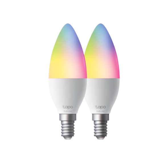 BEC LED wireless TP-LINK, 470lm, 40W, E14, intens reglabila, ctr prin smartph.cu apl.Tapo, ajustare auto a luminii in fct. de mom zilei- diferite culori "Tapo L430C" (timbru verde 0.60 lei)
