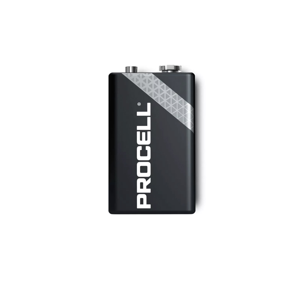 Baterii alcaline Duracell Procell 6LR61 9V, 10 buc "4.K.0.A" (timbru verde 0.8 lei)