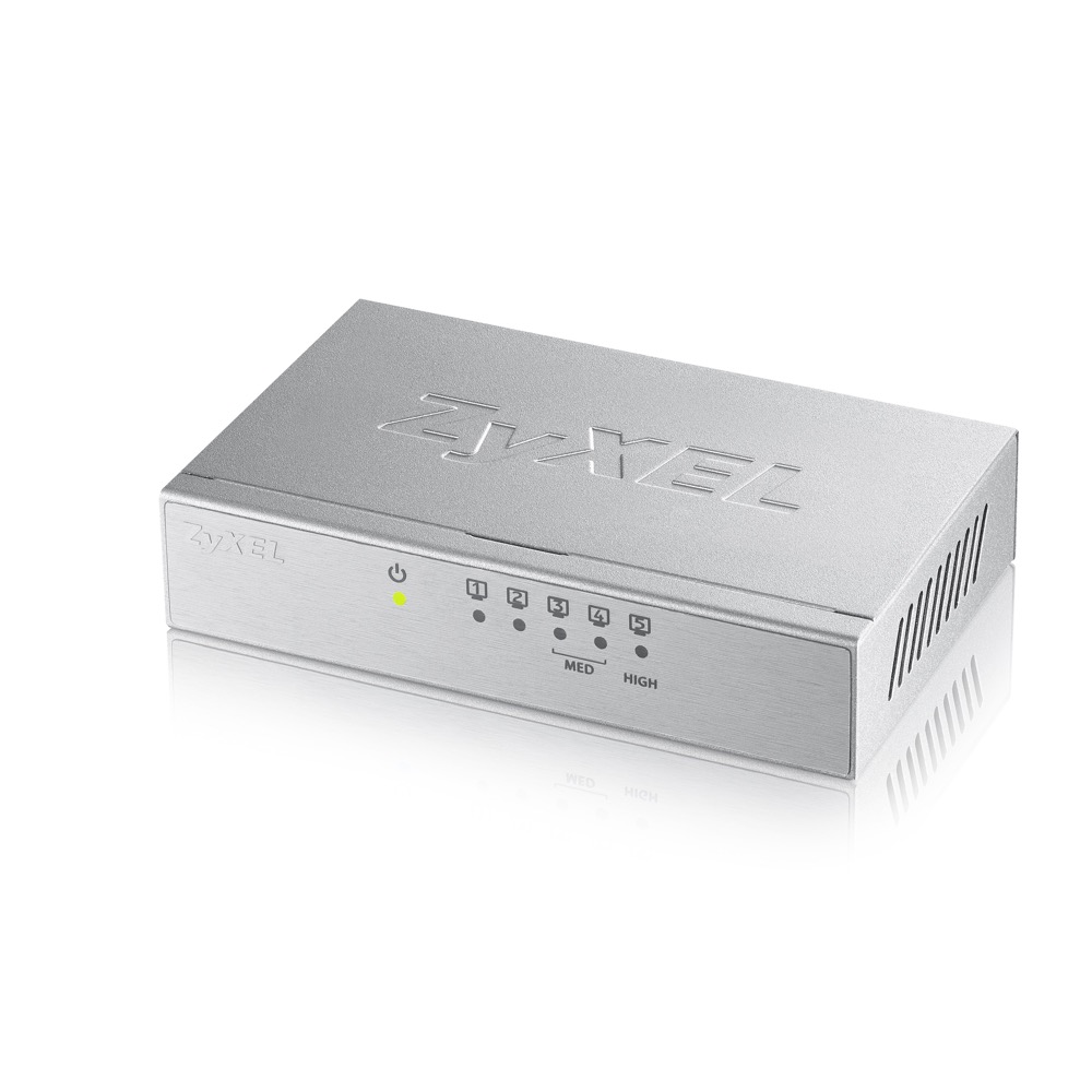SWITCH ZYXEL, GS-105B V3, porturi Gigabit x 5, managed carcasa metalica, "GS-105BV3-EU0101F" (timbru verde 2 lei)
