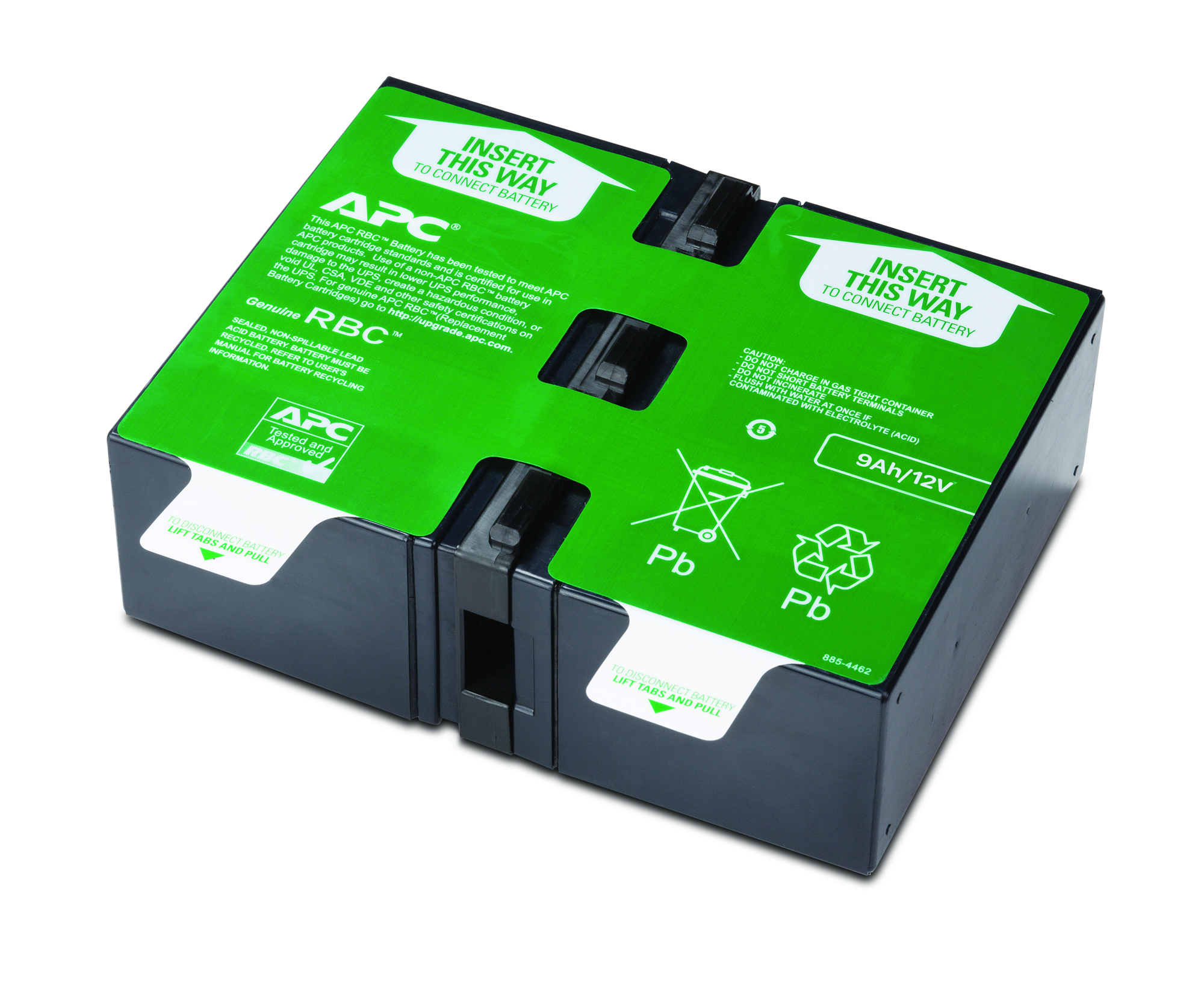 ACUMULATOR UPS APC pentru BR1200GI, BR1200G-GR, BR1500GI, BR1500G-GR "APCRBC124" (timbru verde 0.5 lei)