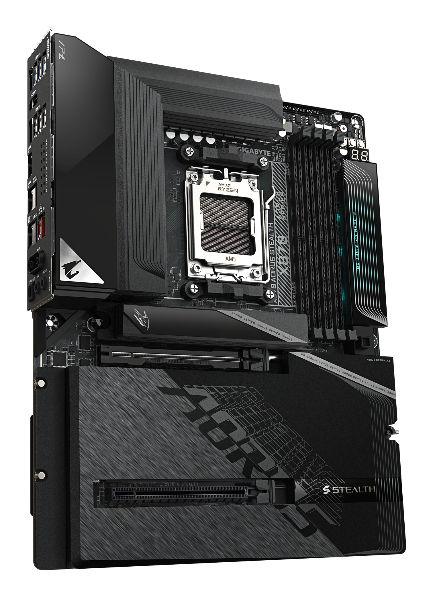 MB GIGABYTE X870 AORUS STEALTH"X870 A STEALTH" - imagine 3