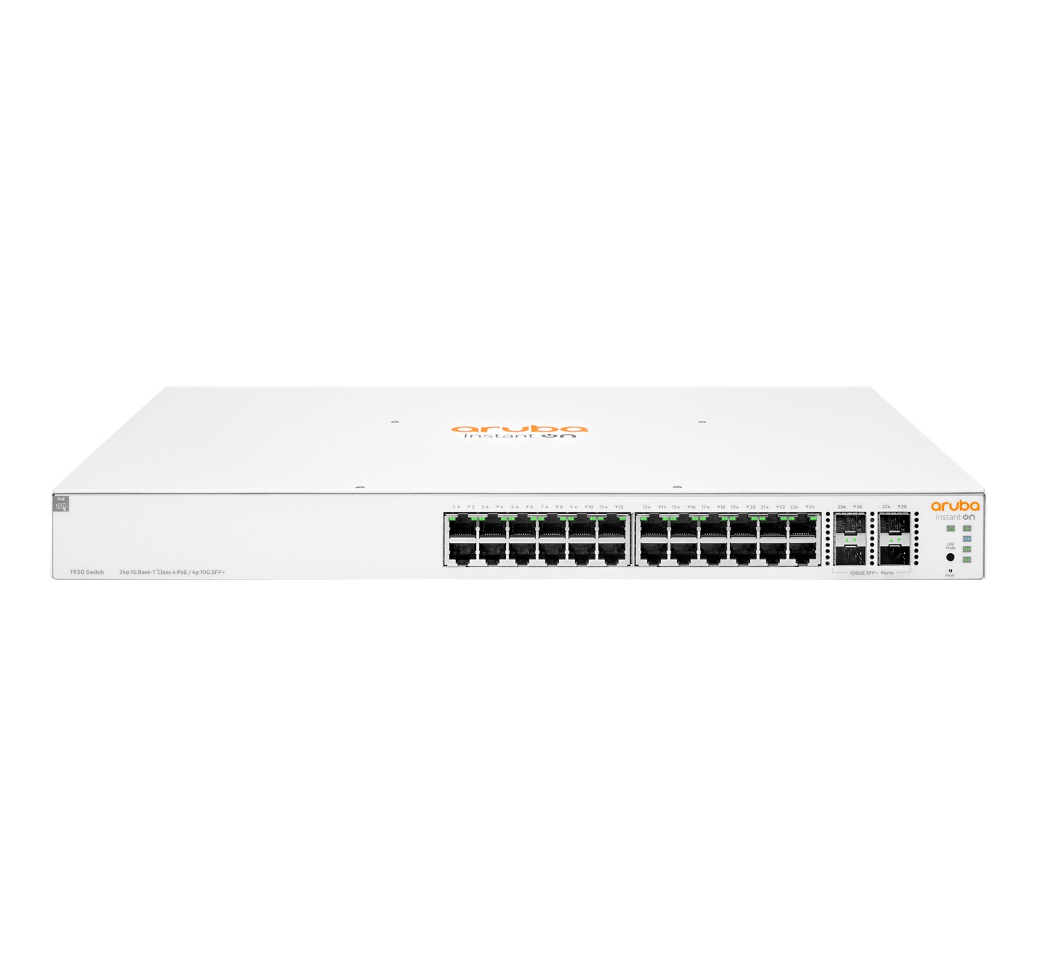 SWITCH HP, Aruba 1930, porturi Gigabit x 24, SFP+ x 4, managed, rackabil, carcasa metalica, "JL684A" (timbru verde 2 lei)