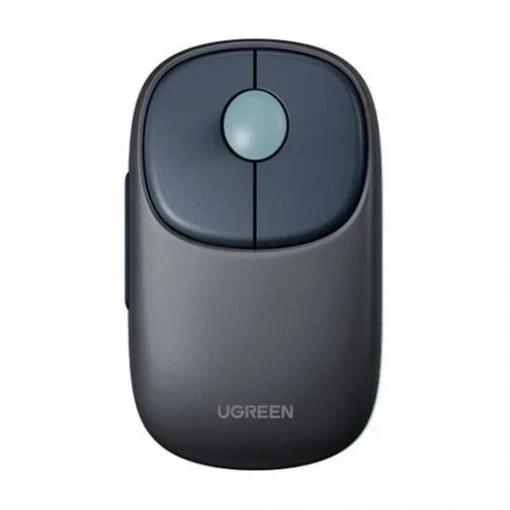 MOUSE Ugreen, "MU102" PC sau NB, bluetooth/wireless 2.4GHz, optic, acumulator 500mAh integrat, incarcate USB Type-C, 5/1 butoane/scroll, 4000 dpi, albastru "90538" (timbru verde 0.18 lei) - 6957303895380