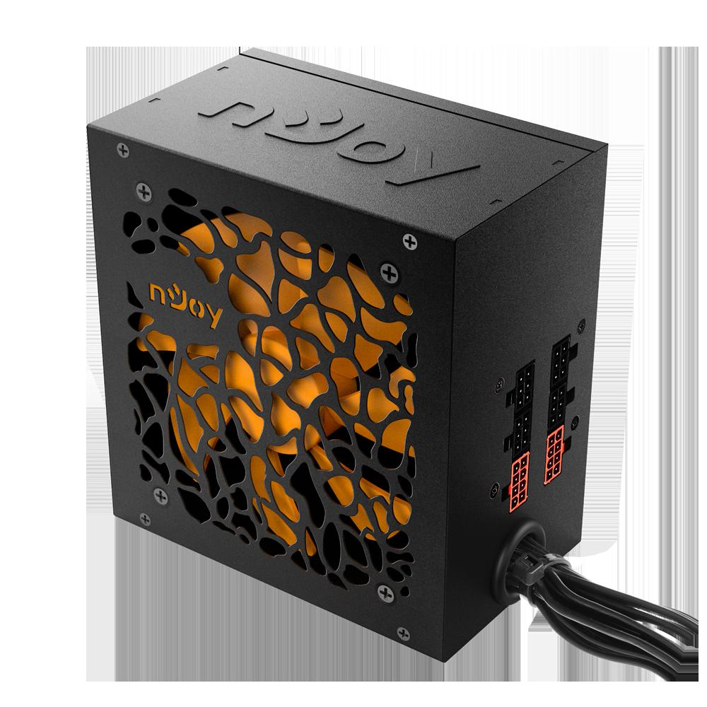 SURSA NJOY THETA 550, 550 W, ATX 12V V2.3, fan 120 mm x 1, 80 PLUS Bronze - compatibila, "PSAT5055A2SCQCO01B" (timbru verde 2 lei)