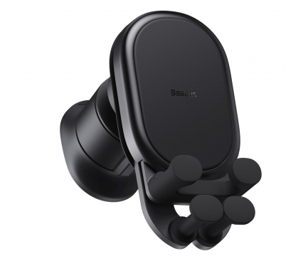 SUPORT AUTO Baseus Stable Gravitational pt. SmartPhone, fixare grila ventilatie, negru "SUWX020001" - 6932172619756