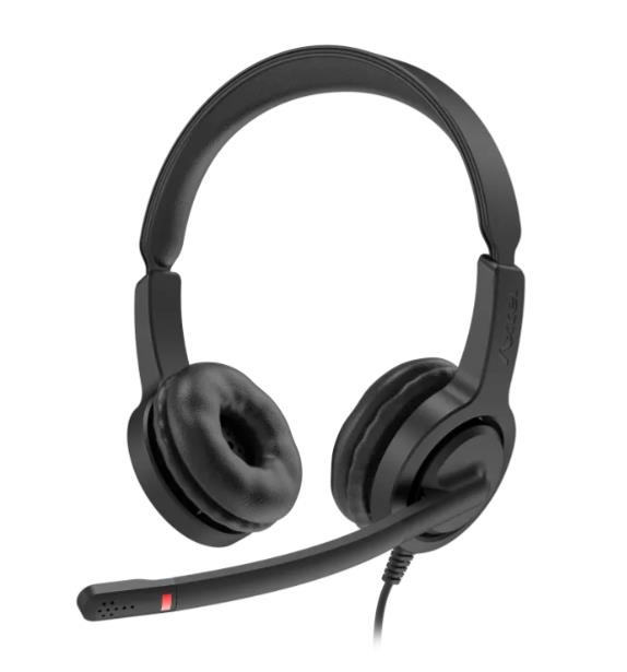 HEADSET BUSINESS STEREO USB-A/AXH-V28-35UCD AXTEL "AXH-V28-35UCD" (timbru verde 0.8 lei)