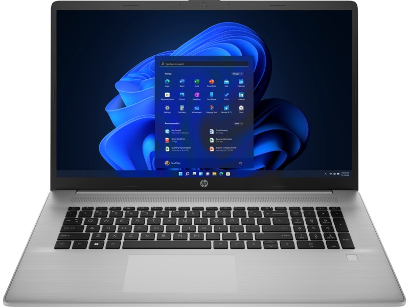 NOTEBOOK HP, "470 G8" 17.3 inch, i7-1165G7, 16 GB DDR4, SSD 512 GB, nVidia GeForce MX450, Windows 11 Pro, "59S60EA#ABB" ((timbru verde 3.5 lei)
