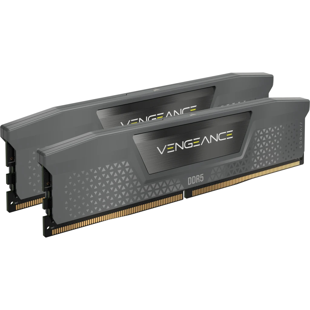 Corsair Memorie DDR5, 32GB, KIT 2x16GB, 6000 MHz, C28, 1.4V, Gri, Vengeance "CMK32GX5M2B6000Z28"