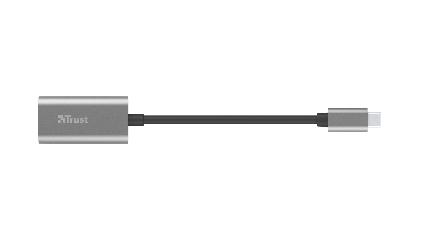 ADAPTOR TRUST USB-C TO HDMI SILVER "23774" (timbru verde 0.8 lei)