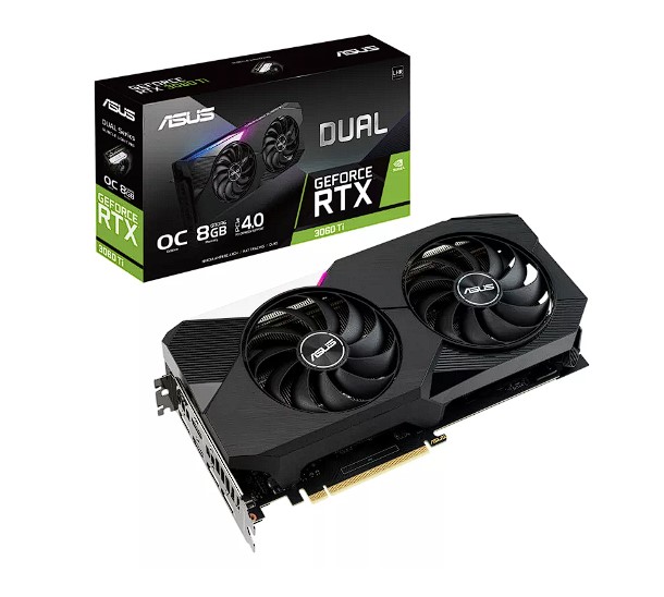 Asus GeForce Dual RTX 3060 Ti 8G OC V2, "DUAL-RTX3060TI-O82"