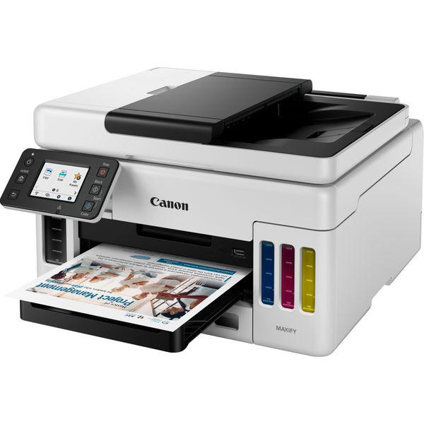 Multifunctional Inkjet CISS Color CANON Maxify GX6040,A4, Functii: Impr|Scan|Cop,Vit Print Mono: 24 ipm,Vit print color15.5 ipm,Conectiv:USB|Retea|WiFi, Duplex:Da,ADF:ADF(timbru verde 11 lei) "4470C009AA"
