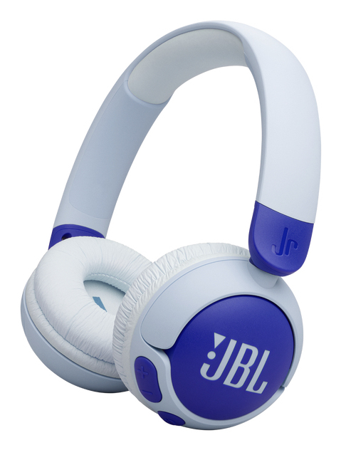 Bluetooth 5.3 Wireless On-Ear Headphones for Kids Alb-Albastru "JBL-JR320BT-BLU" (timbru verde 0.18 lei)