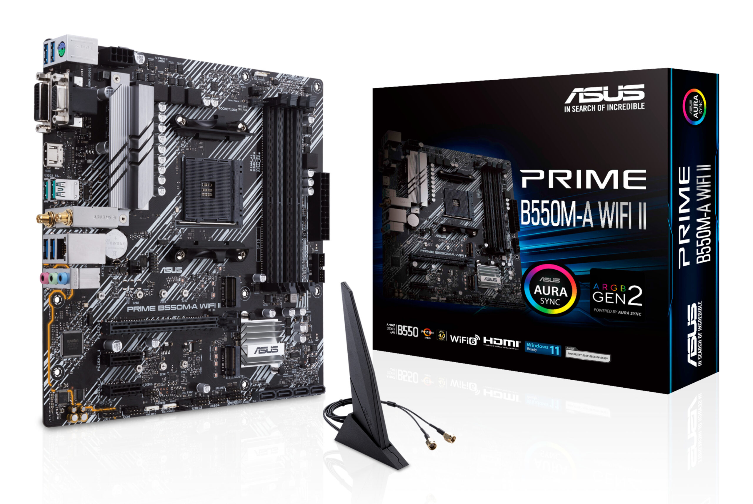Placa de baza PRIME B550M-A (WI-FI) II AMD B550 socket AM4 mATX "90MB19X0-M0EAY0"