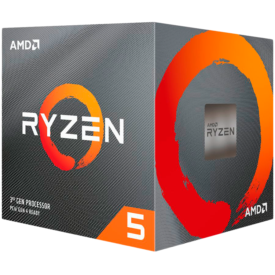 AMD CPU Desktop Ryzen 5 6C/12T 3600 (4.2GHz,36MB,65W,AM4) with Wraith Spire Cooler, box "100-100000031SBX"