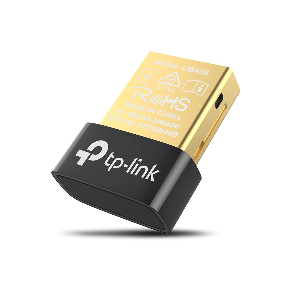 ADAPTOARE Bluetooth TP-Link, conectare prin USB 2.0, distanta 10 m (pana la), Bluetooth v4.0, antena interna, "UB400" (timbru verde 0.18 lei)
