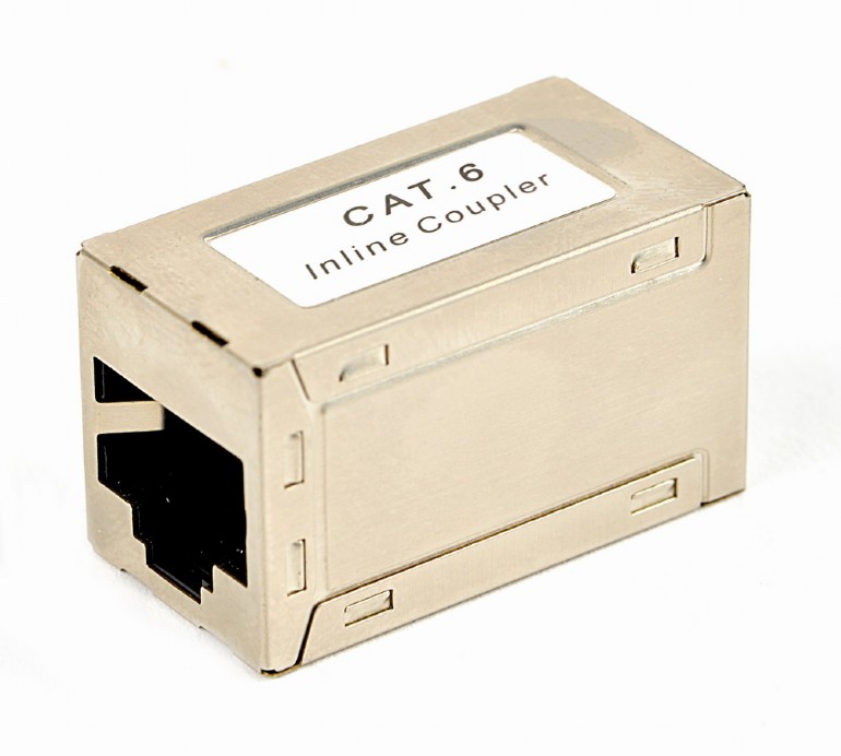 CUPLA RJ-45 GEMBIRD pt. cablu FTP, Cat6, RJ-45 (M) x 2, metal, 1 buc, "NCA-LC6S-01"
