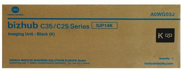 Drum Unit Original Konica-Minolta Black, IUP14K, pentru Bizhub C25|C35, 60K, (timbru verde 0.8 lei), "A0WG03J"