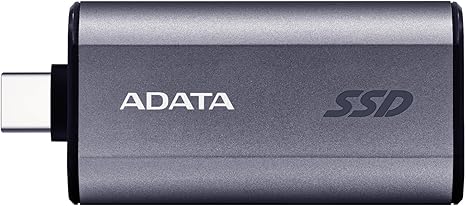 SSD EXTERN ADATA, USB Type-C, 500 GB, scriere 1050 MB/s / citire1000 MB/s, metalic "SC750-500G-CCBK" (timbru verde 0.03 lei)