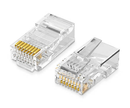 MUFA RJ-45 Ugreen, "NW110" pt. cablu UTP, Cat5e, RJ-45 (T), plastic, 100 buc, "50246" - 6957303852468
