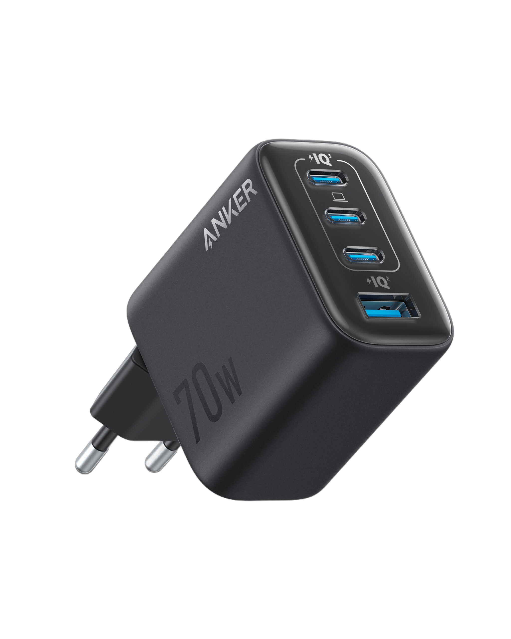Alimentator retea Anker, Zolo, 70W, 4-port, PD 3.0, negru "A121CG11" (timbru verde 0.18 lei)-0194644261405