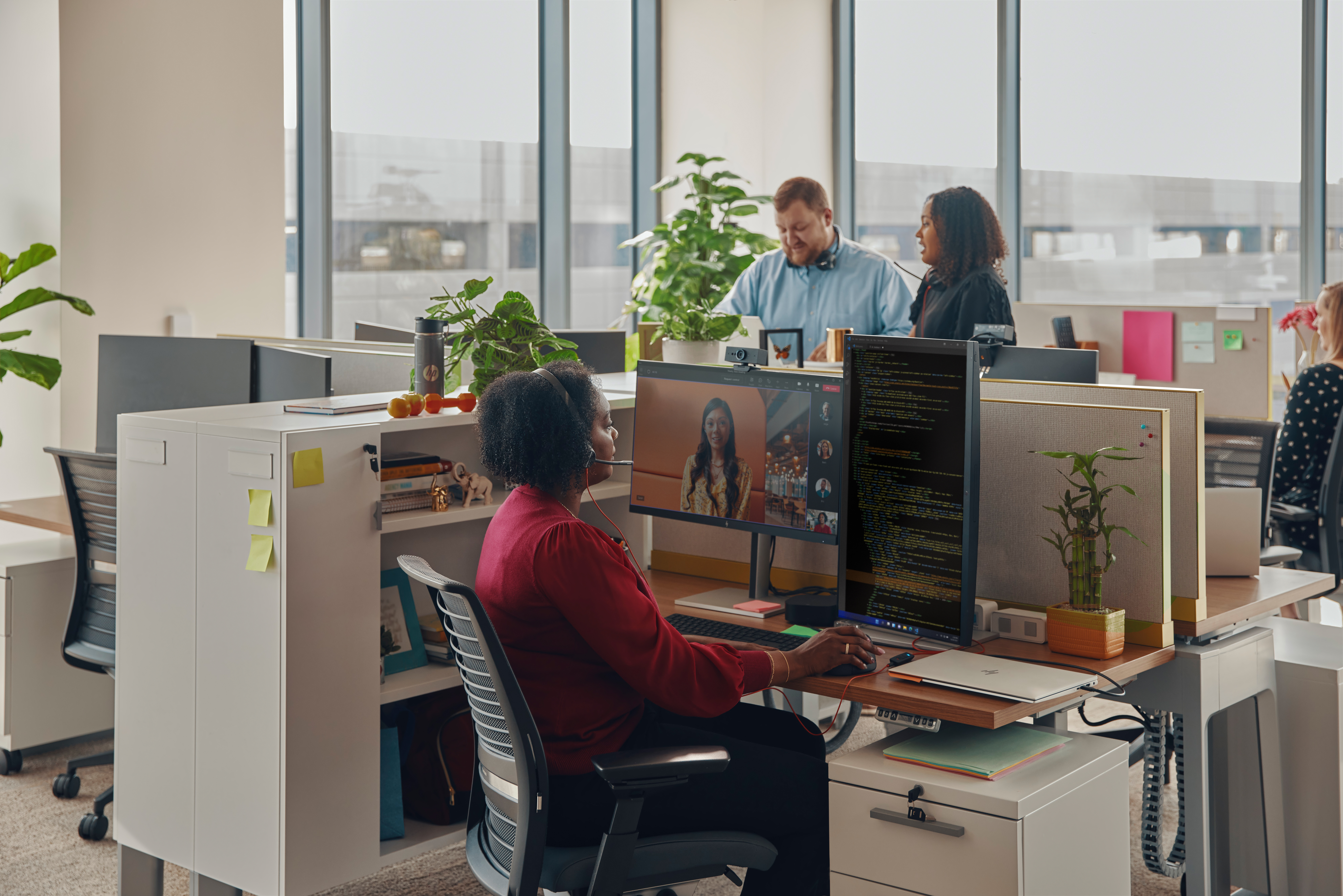 Poly BW 3310 Mono USB-C HS +USB-C/A"8X215AA" - imagine 4